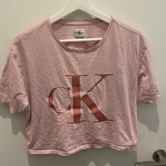 Calvin Klein Jeans Light Pink Logo Shirt - Picture 1 of 3